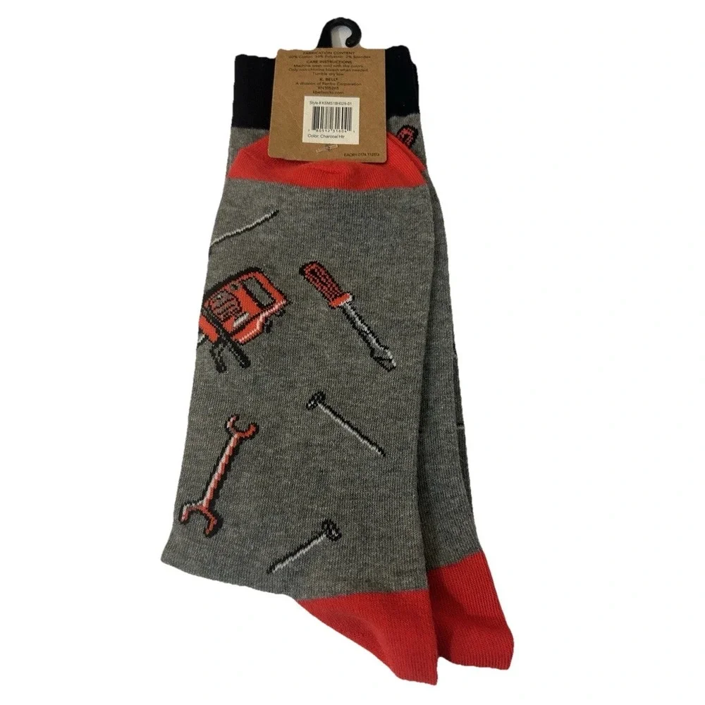 men's socks Size 10-13 Tools Dad Gift Funny Socks Party Socks Father's Day‎ Gift
